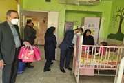 حضور مسئولان شهرداری منطقه 13 شهرداری تهران در بیمارستان فوق تخصصی کودکان بهرامی 