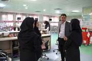 بازدید مدیر بیمارستان کودکان بهرامی از بخش‌های درمانی با هدف بررسی میدانی مسائل و ارتقاء کیفیت خدمات