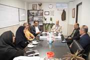جلسه مدیر بیمارستان  با مسئولین شهرداری ناحیه 1 منطقه هفت 