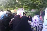 برپایی ایستگاه سیار کنترل فشار خون در بیمارستان بهرامی