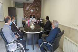 حضور شهردار منطقه هفت ناحیه یک در بیمارستان کودکان بهرامی