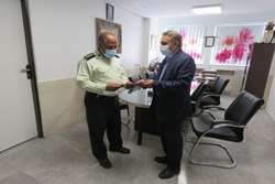 قدردانی مدیر بیمارستان بهرامی از کارکنان نیروی انتظامی به مناسبت هفته نیروی انتظامی