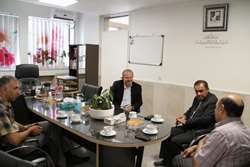 دیدار سعید مرادی مدیر بیمارستان کودکان بهرامی با شهردار ناحیه یک منطقه 7 شهرداری تهران
