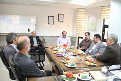 دیدار دکتر سید یوسف مجتهدی رئیس بیمارستان کودکان بهرامی با شهردار ناحیه یک منطقه هفت تهران