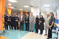 قدردانی مدیران توسعه سازمان و سرمایه انسانی و رفاه و سلامت کارکنان دانشگاه از پرستاران بیمارستان بهرامی